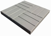 Тротуарная плитка12 кирпичей 500х500х50 серый